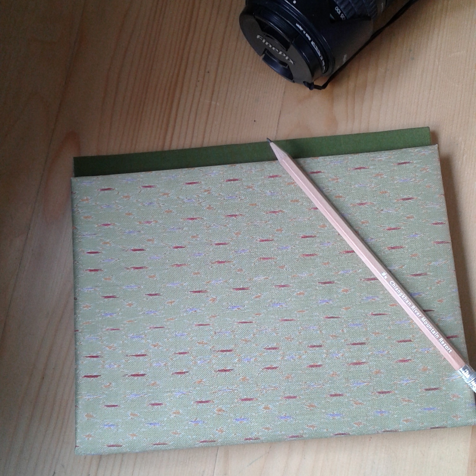 Silk-covered Diaries